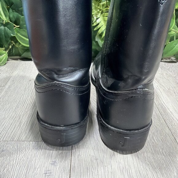 Justin Boots Temple 10 Inch Round Toe Roper  Mens Black Casual Boots JB3000 8 EE main image 8